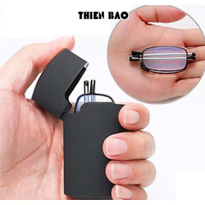 Kính lão thị, viễn thị, kính đọc sách Nam nữ bỏ túi siêu gọn KVN44, tròng Nhật chuẩn độ sáng và rõ cao cấp loại I