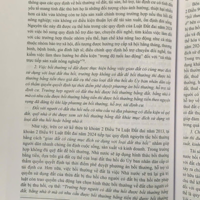 Bình luận khoa học Luật Đất đai năm 2024