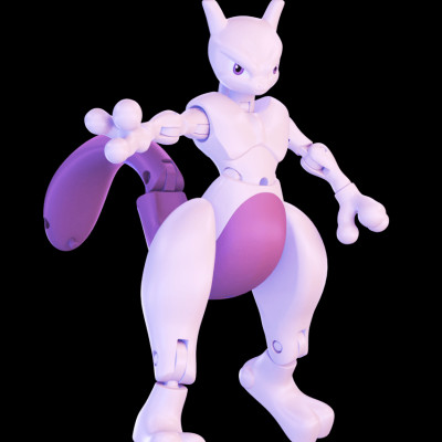 Đồ Chơi Bóng Pokemon Biến Hình: Mewtwo - Pokemon Toys ZC8905E
