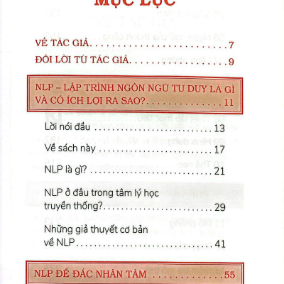 Ứng Dụng Tâm Lý Học NLP - Thay Cách Nghĩ Mở Lối Đi