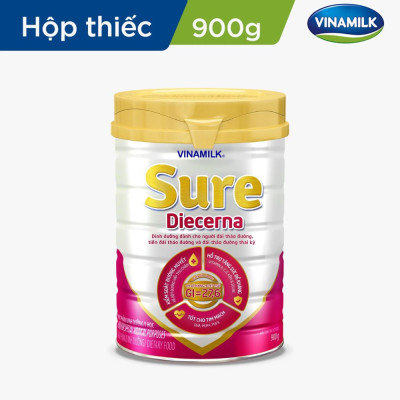 Sữa bột Dành Cho Người Tiểu Đường Vinamilk Sure Diecerna - 900g