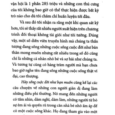 Hãy Sống Cuộc Đời Như Bạn Muốn (Tái Bản)