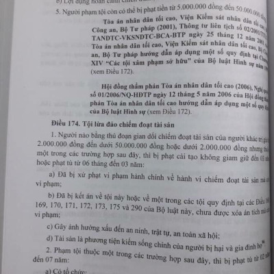 Chỉ Dẫn Tra Cứu, Áp Dụng Bộ Luật Hình Sự Năm 2015 ( Sửa Đổi, Bổ Sung Năm 2017)