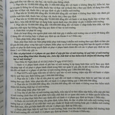 Sách Luật Bảo Vệ Môi Trường, Luật Địa Chất Và Khoáng Sản – Quy Định Về Xử Phạt Vi Phạm Hành Chính - V2541D