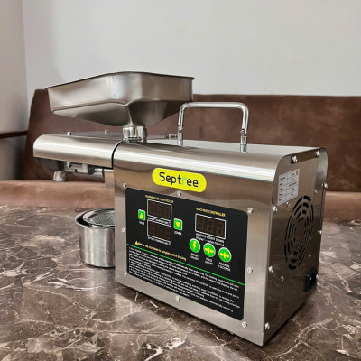 Máy ép dầu ăn thực vật chuyên dụng gia đình thương hiệu Septree T2S công suất 1000W - Trục ép dài 236mm - Bảo Hành 1 Năm - Hàng nhập khẩu