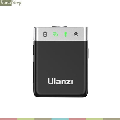 Ulanzi AM18 - Micro Cài Áo Không Dây Kênh Đôi Cho Máy Ảnh, Điện Thoại, Bộ Nhớ Trong 8GB, Thời Lượng Pin 20 Giờ - Hàng chính hãng