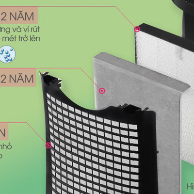 Máy lọc không khí Sharp FP-J40E-W (23W) - Hàng chính hãng