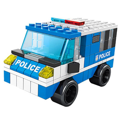 Đồ Chơi Lắp Ráp Xe Cảnh Sát 6 Trong 1 - Police Car - Toys&Joys 8978-4 (1000 Mảnh Ghép)
