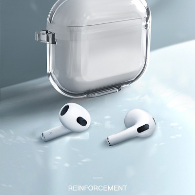 Bao Case Ốp TPU Kai Trong Suốt bảo vệ dành cho AirPods 3_Hàng Chính Hãng