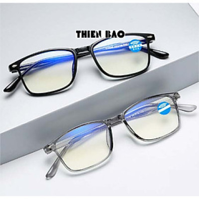 Kính lão thị, viễn thị, kính đọc sách phản quang chống ánh sáng xanh KVM301 NAM NỮ hàng đẹp tròng Nhật bản chuẩn độ