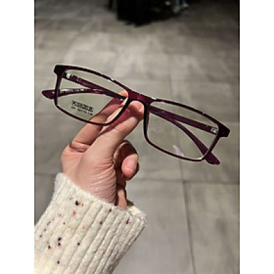 Kính Mắt vuông nhỏ gọng nhựa siêu dẻo bền nhẹ