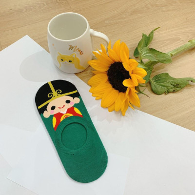 Tất vớ nữ cổ thấp hanbok Hàn Quốc Kikiya cao cấp W-N-039