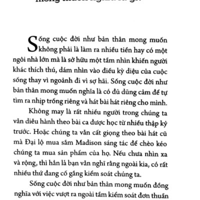 Hãy Sống Cuộc Đời Như Bạn Muốn (Tái Bản)