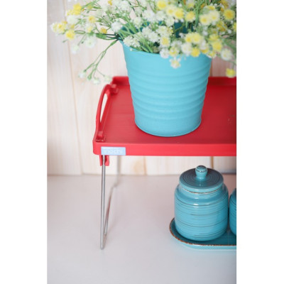 Kệ Gấp Đa Năng Bằng Nhựa Cao Cấp Tokyo Inochi Nhật Bản - Biến Đổi Công Năng Sử Dụng Theo Mọi Không Gian Sống Của Bạn (400 x 240 x 220 mm) - Giao Màu Ngẫu Nhiên 