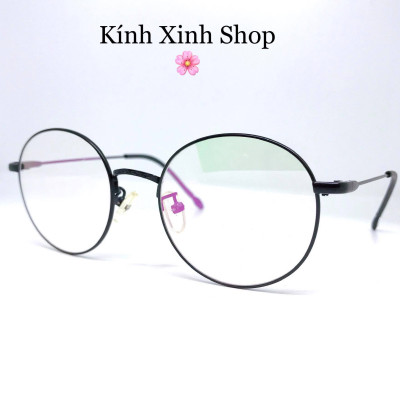 Kính gọng Mắt tròn cao cấp thời trang Hàn Quốc G3041 (ĐEN)