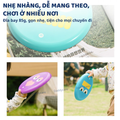 Đĩa bay xoay tung hứng Mideer đĩa ném Frisbee thể thao Soft Sport Frisbee