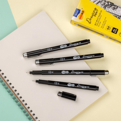 Bút Kim Kỹ Thuật 0.3 mm - Drawing Pen - Colorkit DW-C002 - Mực Đen