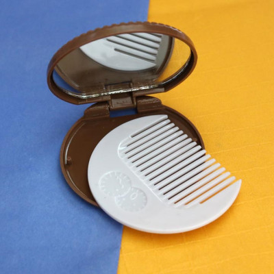 Bộ gương lược bỏ túi mini hình chiếc bánh cookies lạ mắt