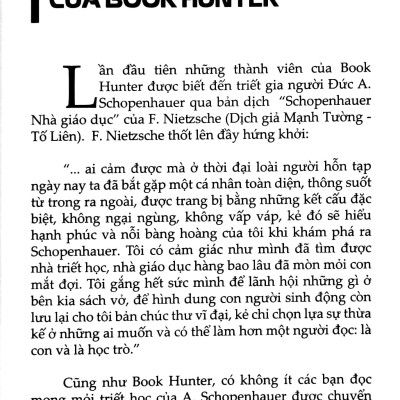 Những Tiểu Luận Về Tồn Tại Của Arthur Schopenhauer