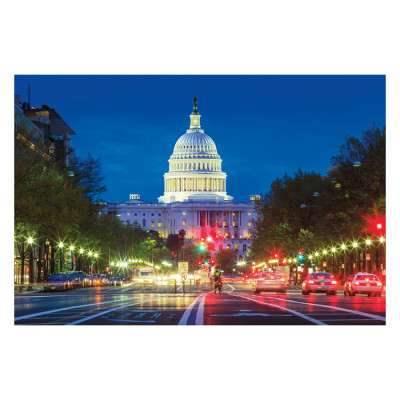 Tranh xếp Hình Tia Sáng  Tòa Nhà Quốc Hội Hoa Kỳ Tia Sáng (2035 Mảnh Ghép)