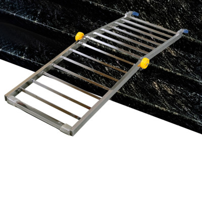 Thang đi xe máy inox  . kt 130x45cm