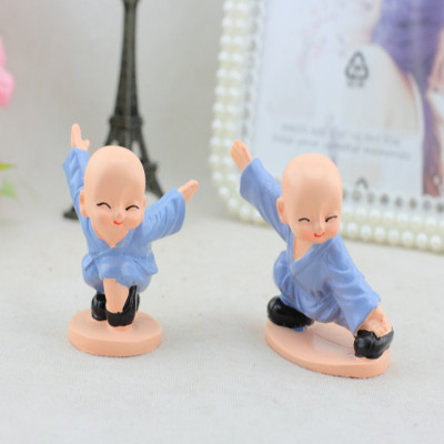 Bộ 4 tượng chú tiểu luyện công 206670