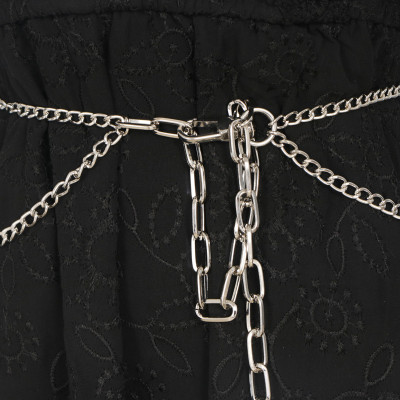 Dây đeo thắt lưng kim loại phong cách thời trang Hàn Quốc