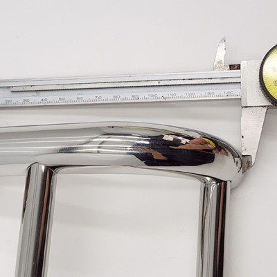 Máng treo khăn đôi cong Inox SUS 304 Eurolife EL-B3 (Trắng bạc)