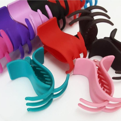 KẸP GẤP TÓC 5 RĂNG NHÁM NHIỀU MÀU GIAO MÀU NGẪU NHIÊN