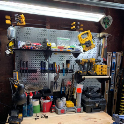 Bảng Treo Đồ Nghề Pegboard Cơ Khí SMLIFE D1 Yellow - Lưu Trữ Trưng Bày Dụng Cụ Sửa Chữa Thông Minh Dễ Tìm Kiếm