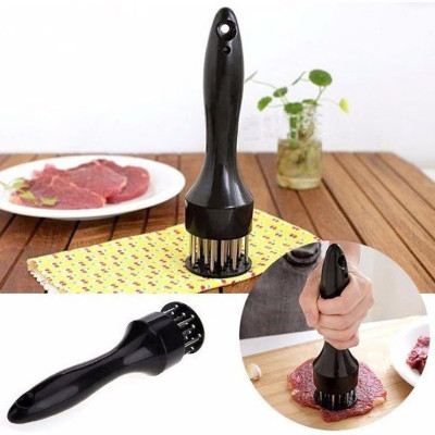 Dụng Cụ Làm Mềm Thịt (20cm x 5cm) - Cây Lăn, Đâm Làm Mềm Thịt Bằng Thép Không Gỉ Búa Lăn Cho Bít Tết GÀ Heo Thịt Bò