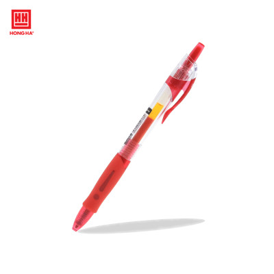 Hộp 12 Bút gel, bút bi nước Hồng Hà mực Xanh, Đen, Đỏ màu sắc tươi sáng - 2766