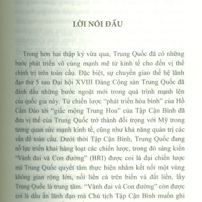 Chiến Lược Kết Nối Của Trung Quốc Với Các Nước Đông Nam Á Lục Địa Giai Đoạn Hiện Nay (Sách chuyên khảo) - Viện Hàn lâm Khoa học Xã hội Việt Nam - Viện Nghiên cứu Trung Quốc - TS. Trần Thị Hải Yến chủ biên