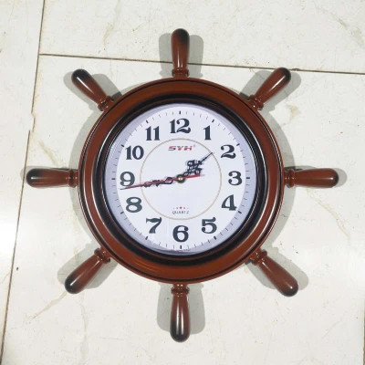 Đồng Hồ Treo Tường S252 Hình Tay Lái Tàu Đường Kính 43Cm