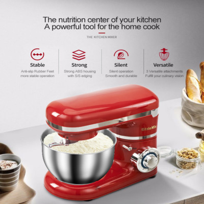 Máy trộn bột và đánh trứng 5 lít thương hiệu cao cấp BioloMix BM785LB - Công suất 1500W - HÀNG NHẬP KHẨU