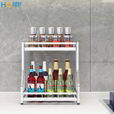 Kệ đựng gia vị 2 tầng Inox 304 HOBBY Home Decor GV2T