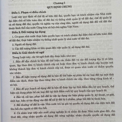 Luật đất đai ( sửa đổi, bổ sung năm 2024 ) và các văn bản hướng dẫn thi hành