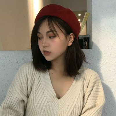 Nón bere mũ beret nữ cao cấp thu đông thời trang Âu Mỹ dona22102501