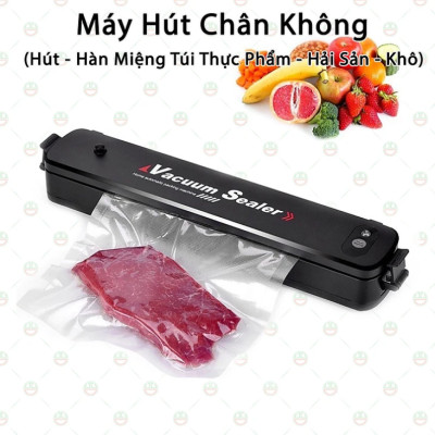 Máy hút chân không KG5233MECK hàn miệng túi đa năng, ép túi thực phẩm giúp bảo vệ thức ăn tặng kèm 10 túi kt 37cm- Hàng chính hãng