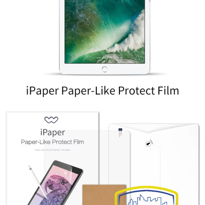 Dán màn hình Paperlike cho iPad 11 inch 2018/2020/2021/2022 hiệu WIWU nhám chống xước, chống bám vân tay, cảm giác viết vẽ như trên giấy cao cấp - Hàng chính hãng