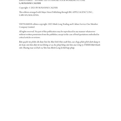 Sách: Khả Năng Được Tuyển Dụng - 7 Phẩm Chất Đảm Bảo Tương Lai Việc Làm Của Bạn  