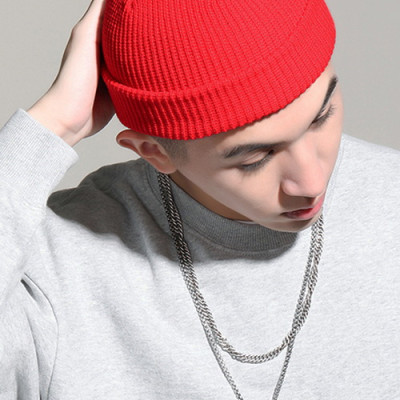 Mũ len trùm đầu phong cách Hip Hop NL17, Nón len trơn phong cách Hàn Quốc dành cho cả nam và nữ - Màu đỏ