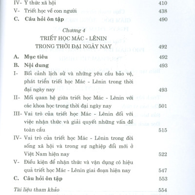 Giáo Trình Triết Học Mác – Lênin (Dành Cho Bậc Đại Học Hệ Chuyên Lý Luận Chính Trị) - Bộ mới năm 2021