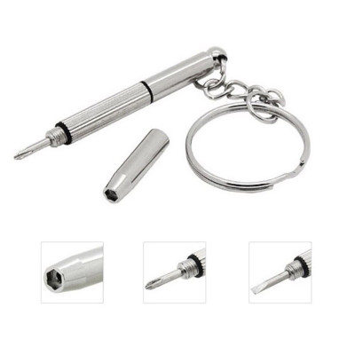 Kính mắt tròn kim loại tăm mảnh ulzzang Korea cao cấp + tặng tuavit móc khóa mini