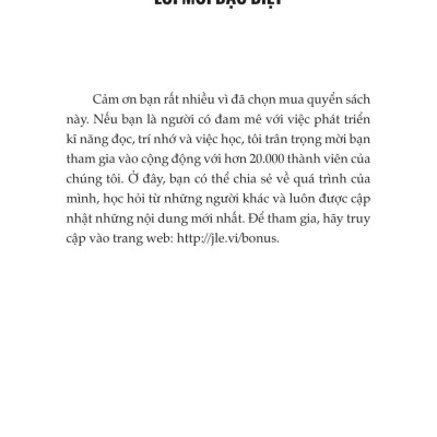 Huấn Luyện Não Bộ Học Siêu Tốc - Đọc Nhanh, Nhớ Lâu, Hiểu Sâu
