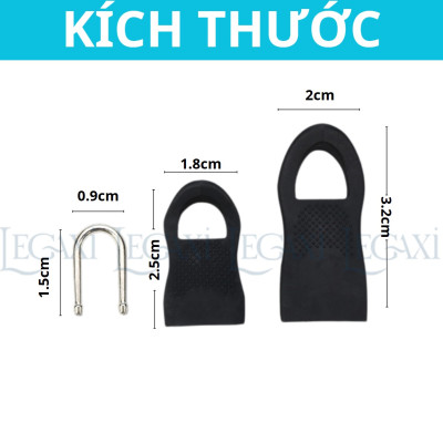 Móc Khóa Zip Kéo Thay Thế Bằng Nhựa Kim Loại Có Thể Tháo Rời Cho Balo Túi Xách, Vali, Áo Khoác, Quần 