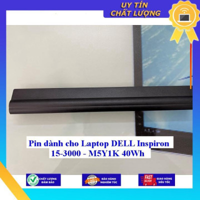 Pin dùng cho Laptop DELL Inspiron 15 3000 - M5Y1K 40Wh - Hàng Nhập Khẩu New Seal