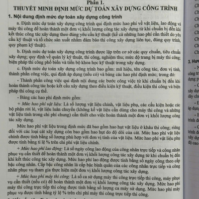 Sách Định Mức Dự Toán Xây Dựng Công Trình sđ, bs năm 2025 theo Thông Tư 08/2025/TT-BXD - Tập 1: Phần Xây Dựng và Khảo Sát (V2581D)