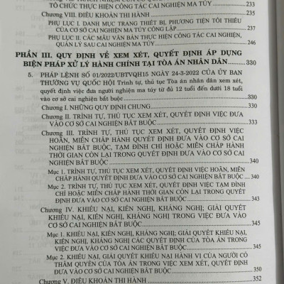 Sách Quy Định Chi Tiết Thi Hành Luật Phòng Chống Ma Tuý – Luật Xử Lý Vi Phạm Hành Chính về Cai Nghiện Ma Tuý - V2436A