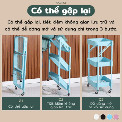 Kệ 2858 - 4177 đa năng bằng thép carbon không gỉ, chống xước, sơn đen tĩnh điện, tiện nghi cho nhà bếp sạch sẽ